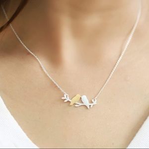 Boma Love Birds Branch Necklace
